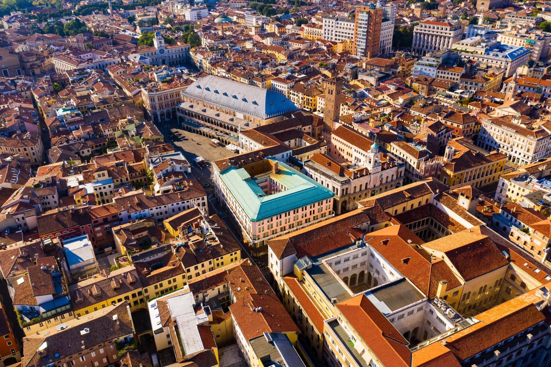 Foto vista dall'alto di Padova